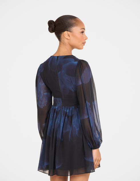 Roula Deep V-neck Mini Dress